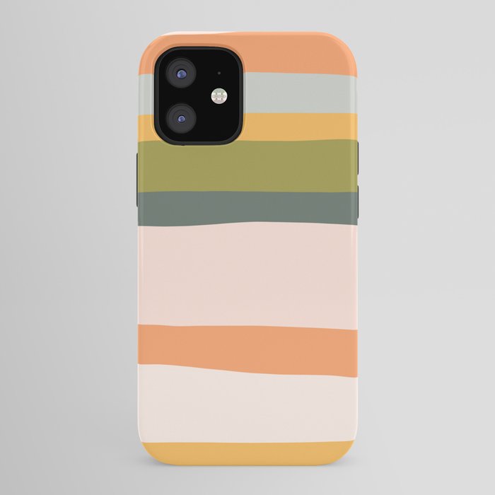 "Dreamy Stripes" Colorful & Fun Children's Stripe Pattern iPhone Case