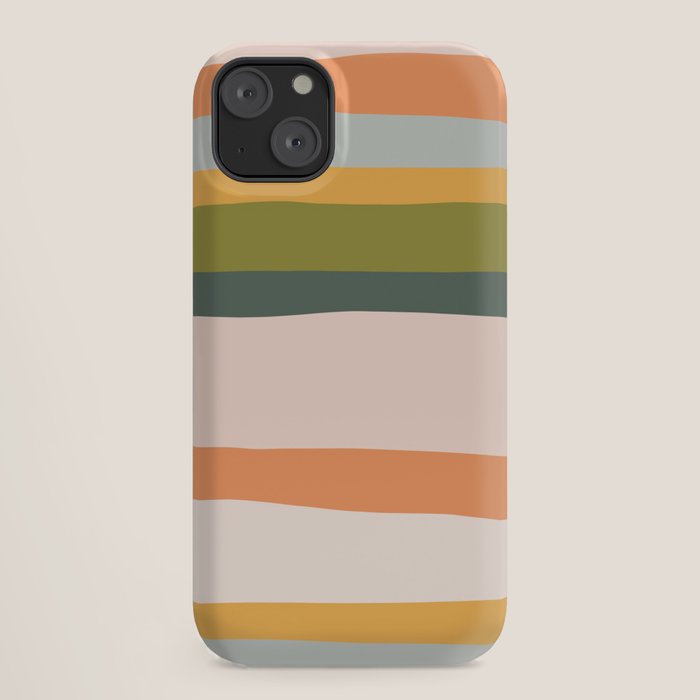 "Dreamy Stripes" Colorful & Fun Children's Stripe Pattern iPhone Case