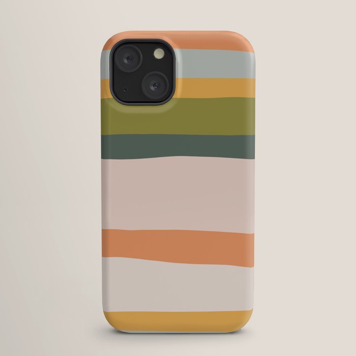 "Dreamy Stripes" Colorful & Fun Children's Stripe Pattern iPhone Case