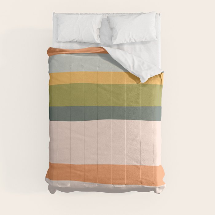 "Dreamy Stripes" Colorful & Fun Children's Stripe Pattern Comforter