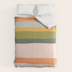 "Dreamy Stripes" Colorful & Fun Children's Stripe Pattern Comforter