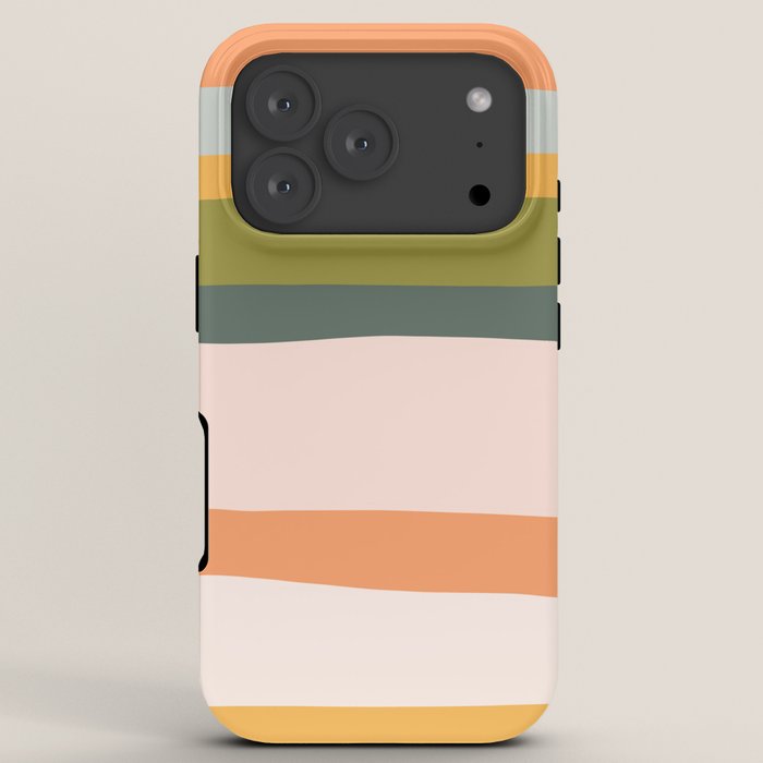 "Dreamy Stripes" Colorful & Fun Children's Stripe Pattern iPhone Case