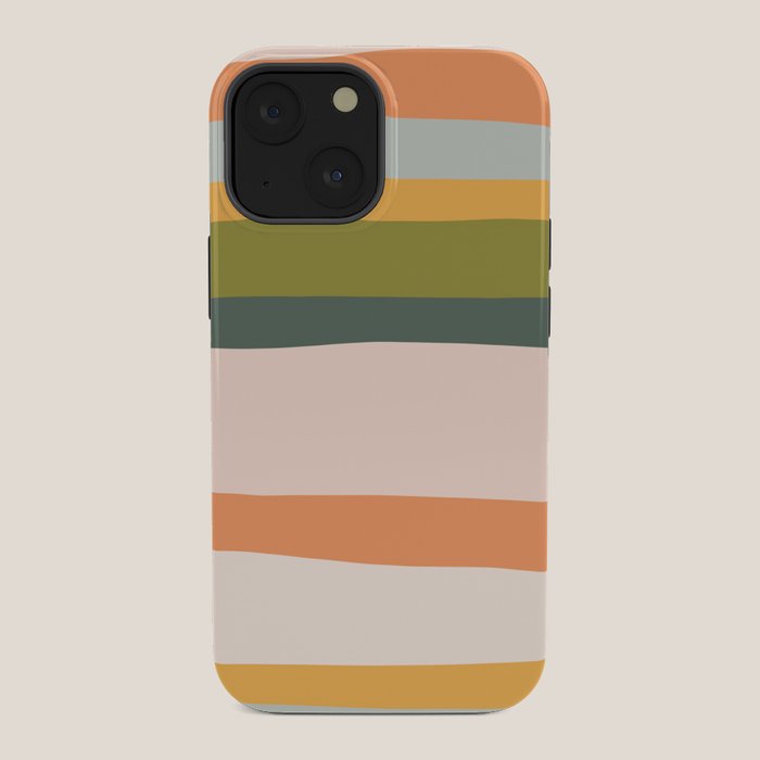 "Dreamy Stripes" Colorful & Fun Children's Stripe Pattern iPhone Case