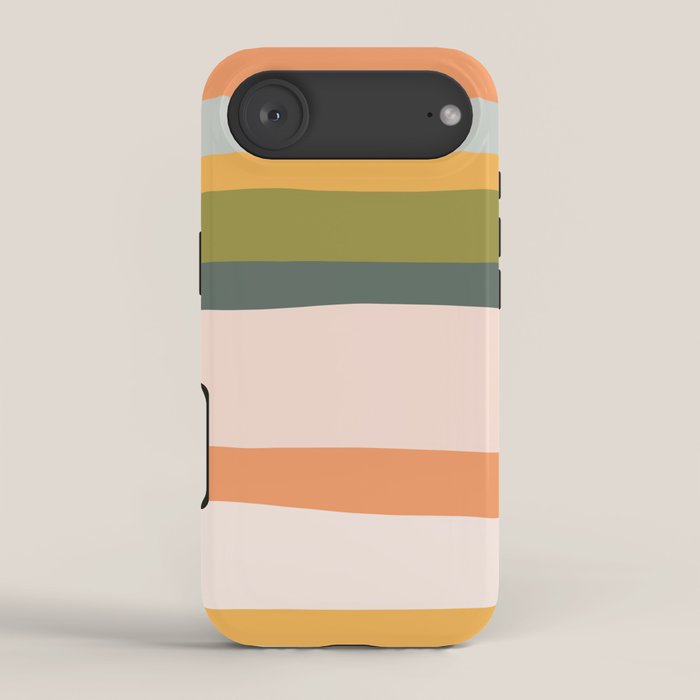 "Dreamy Stripes" Colorful & Fun Children's Stripe Pattern iPhone Case