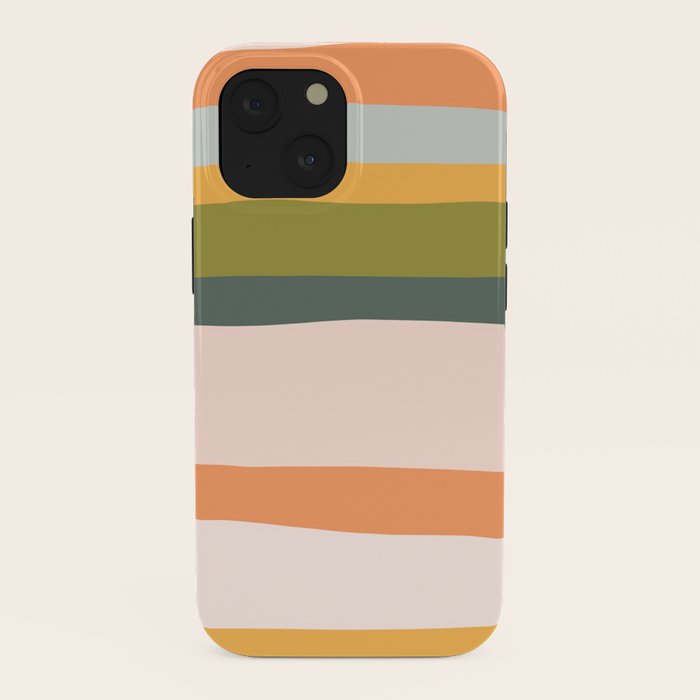 "Dreamy Stripes" Colorful & Fun Children's Stripe Pattern iPhone Case