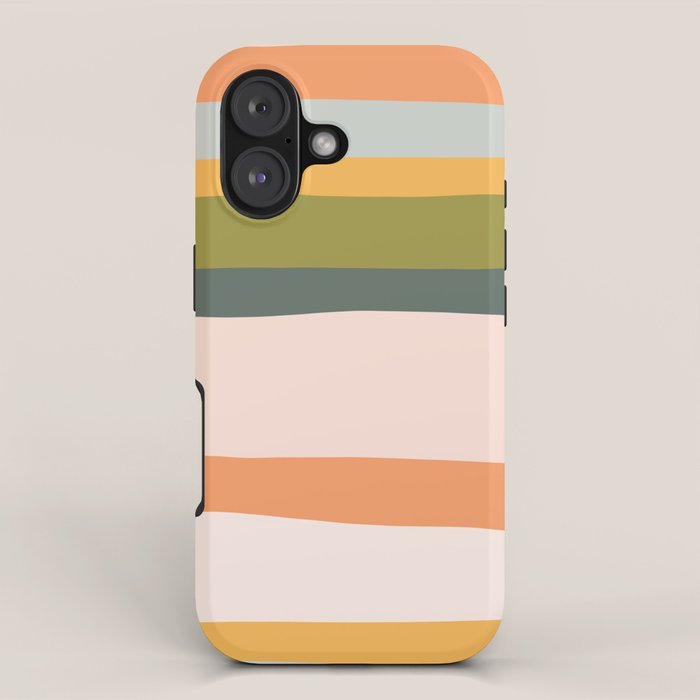 "Dreamy Stripes" Colorful & Fun Children's Stripe Pattern iPhone Case