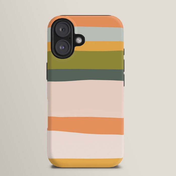 "Dreamy Stripes" Colorful & Fun Children's Stripe Pattern iPhone Case