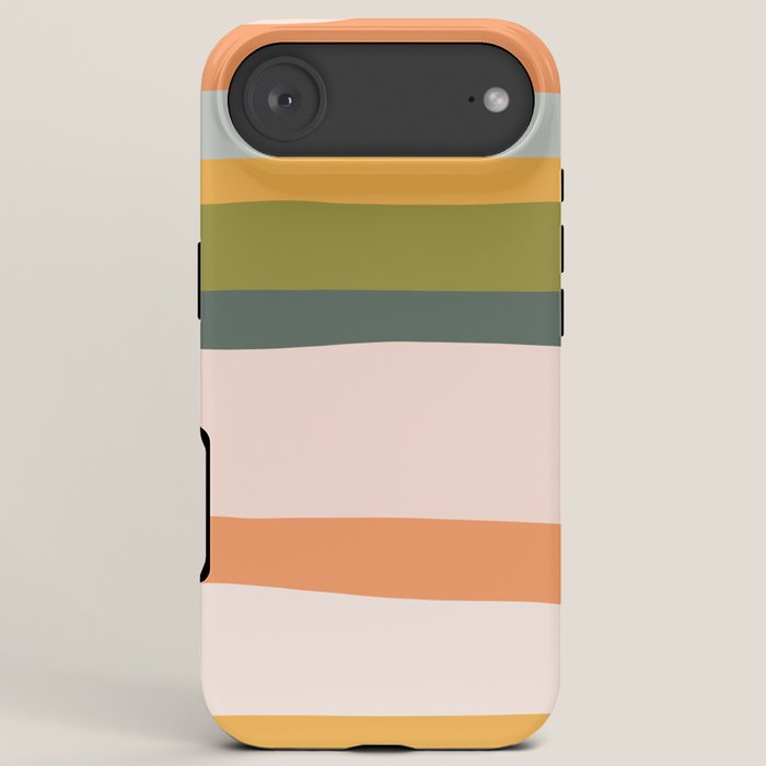 "Dreamy Stripes" Colorful & Fun Children's Stripe Pattern iPhone Case