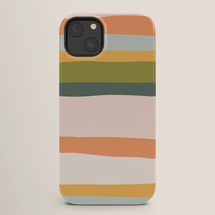 "Dreamy Stripes" Colorful & Fun Children's Stripe Pattern iPhone Case