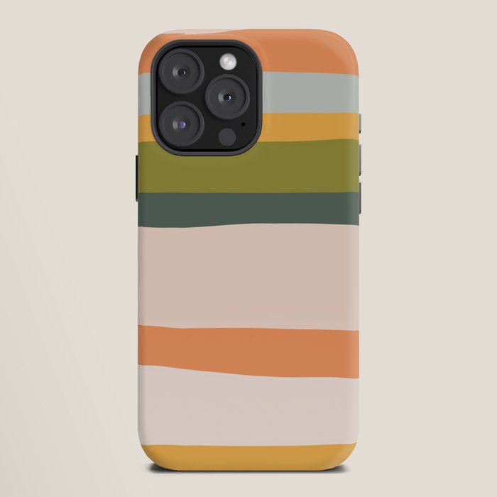 "Dreamy Stripes" Colorful & Fun Children's Stripe Pattern iPhone Case