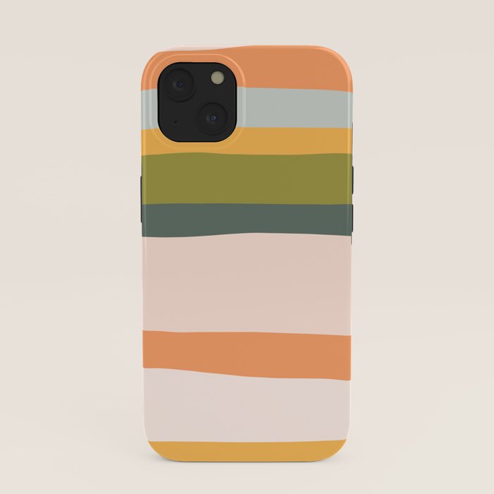 "Dreamy Stripes" Colorful & Fun Children's Stripe Pattern iPhone Case