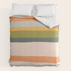 "Dreamy Stripes" Colorful & Fun Children's Stripe Pattern Comforter