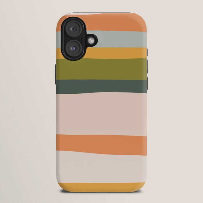 "Dreamy Stripes" Colorful & Fun Children's Stripe Pattern iPhone Case