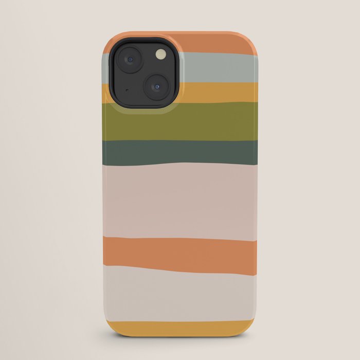 "Dreamy Stripes" Colorful & Fun Children's Stripe Pattern iPhone Case