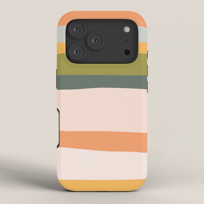 "Dreamy Stripes" Colorful & Fun Children's Stripe Pattern iPhone Case