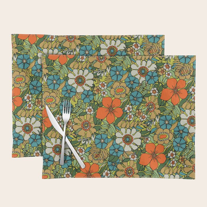 70s Plate Placemat