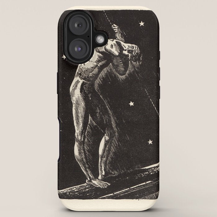 "Night" by Rockwell Kent (1919) iPhone Case