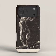 "Night" by Rockwell Kent (1919) iPhone Case