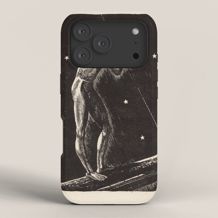 "Night" by Rockwell Kent (1919) iPhone Case