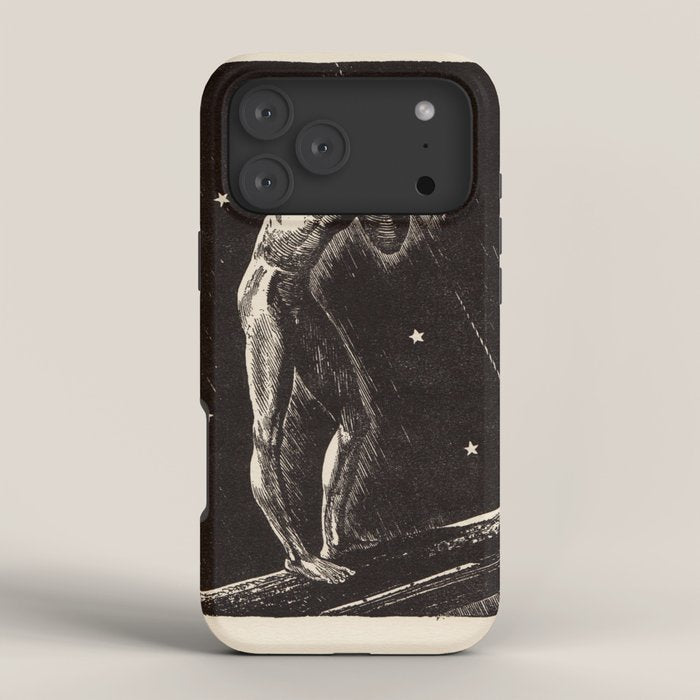 "Night" by Rockwell Kent (1919) iPhone Case