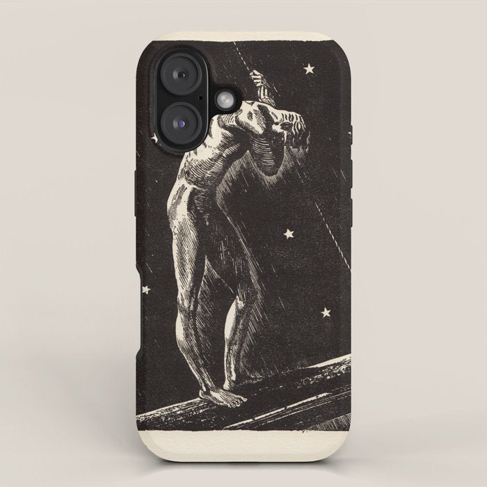 "Night" by Rockwell Kent (1919) iPhone Case