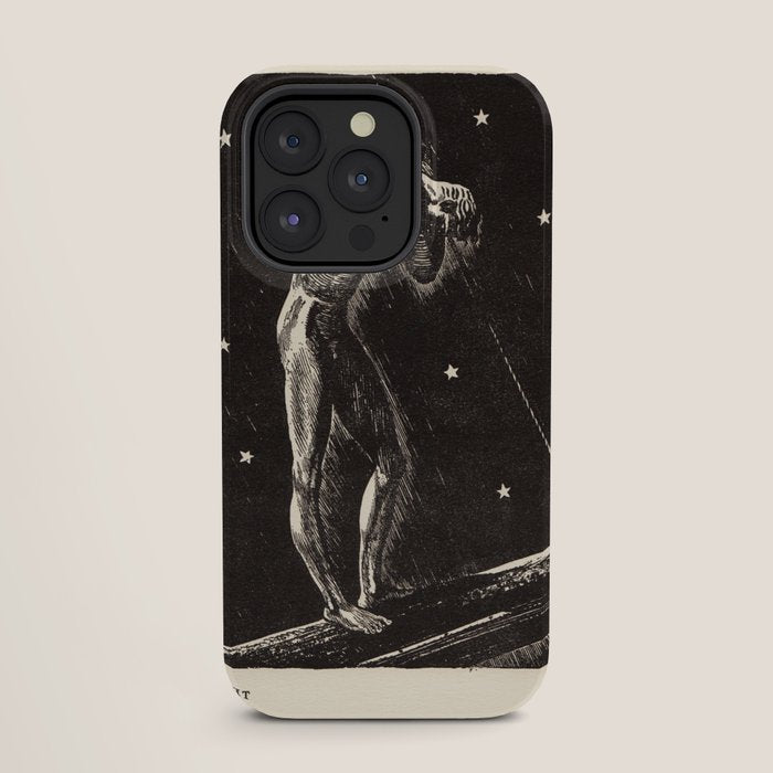 "Night" by Rockwell Kent (1919) iPhone Case