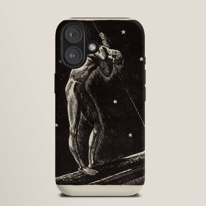 "Night" by Rockwell Kent (1919) iPhone Case