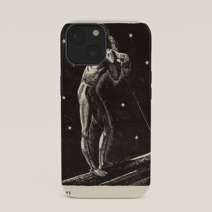 "Night" by Rockwell Kent (1919) iPhone Case