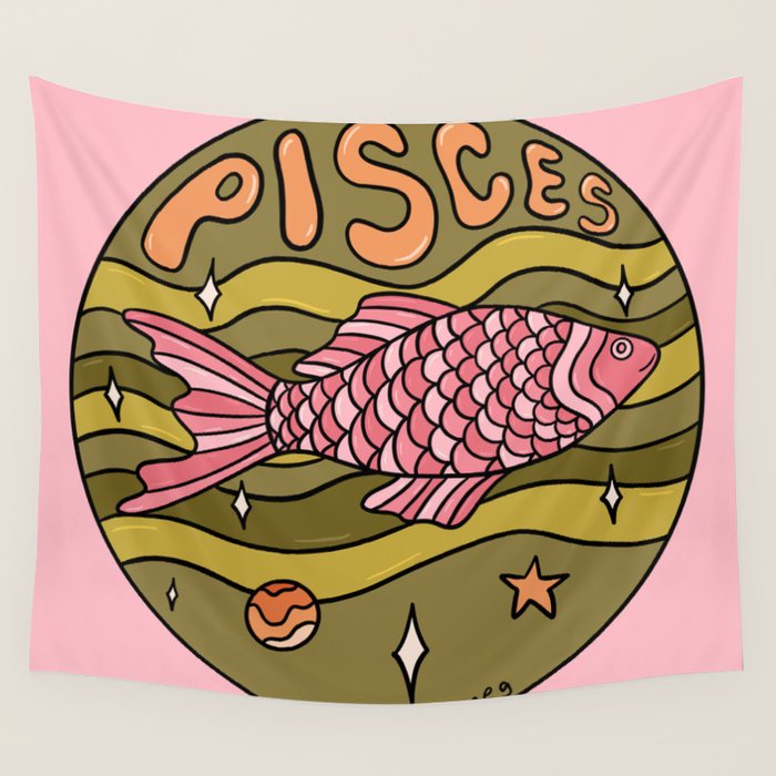 2020 Pisces Wall Tapestry