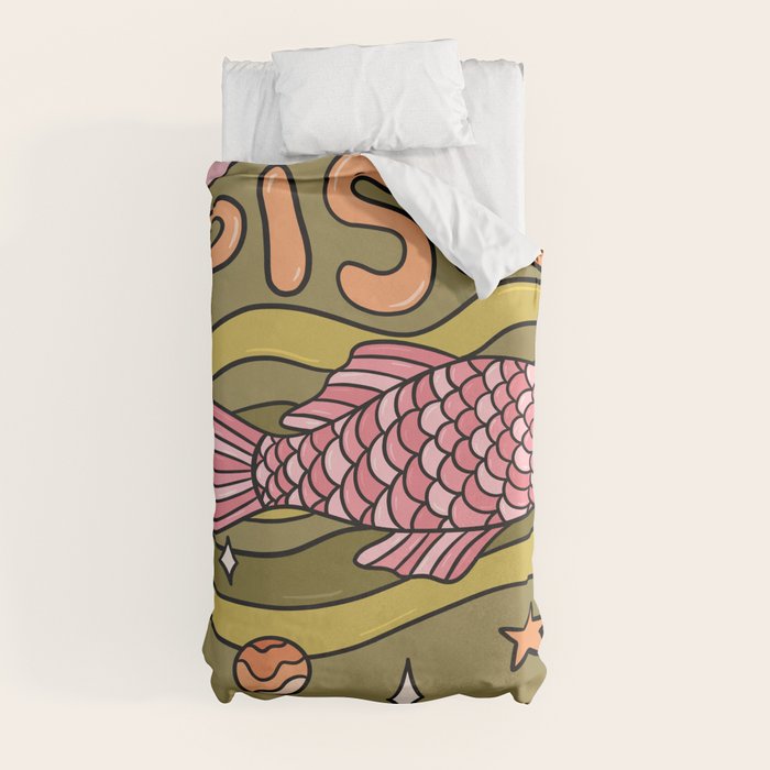 2020 Pisces Duvet Cover