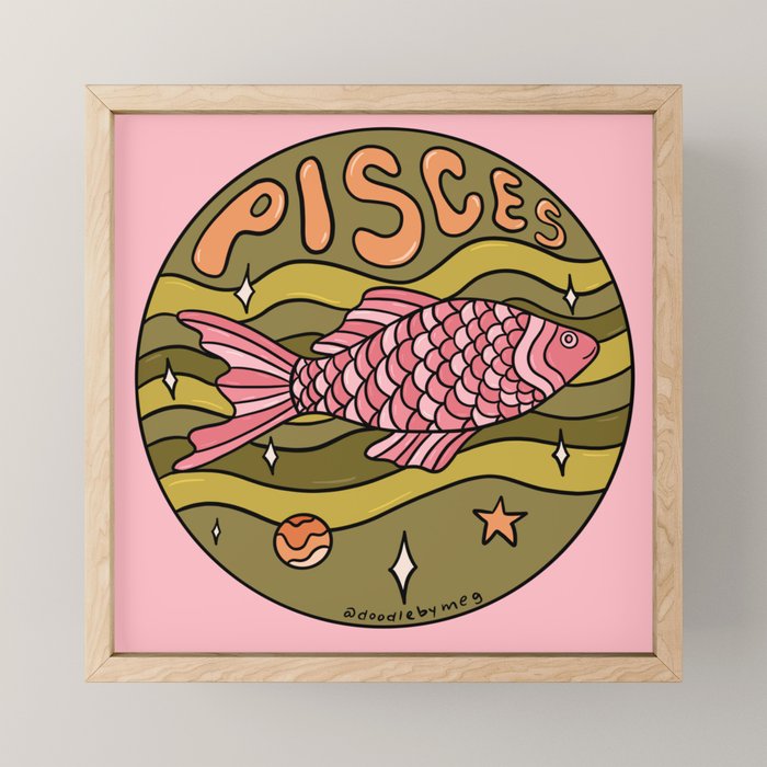 2020 Pisces Mini Art Print