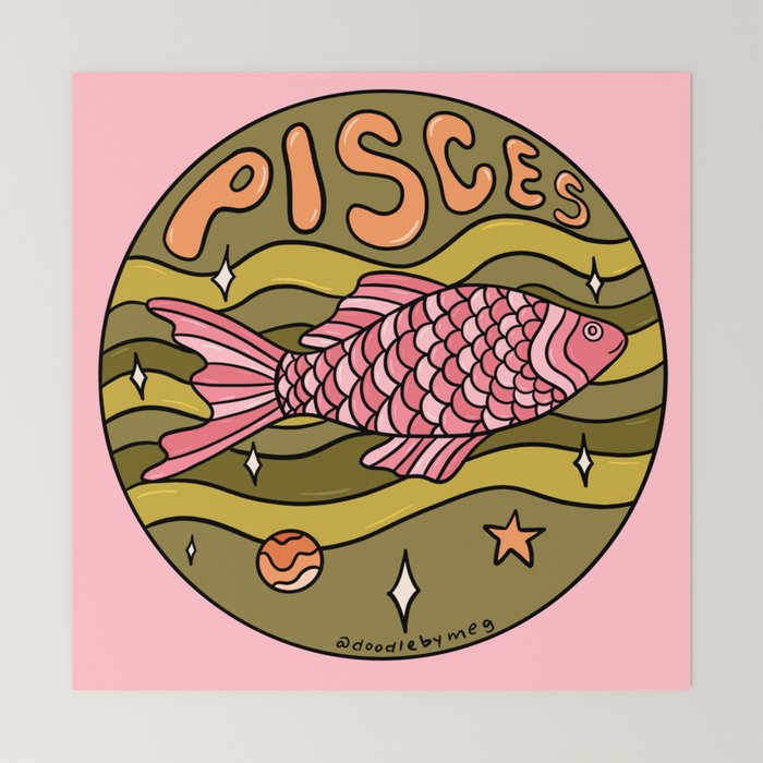 2020 Pisces Mini Art Print