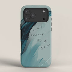 "One Wave At A Time" iPhone Case