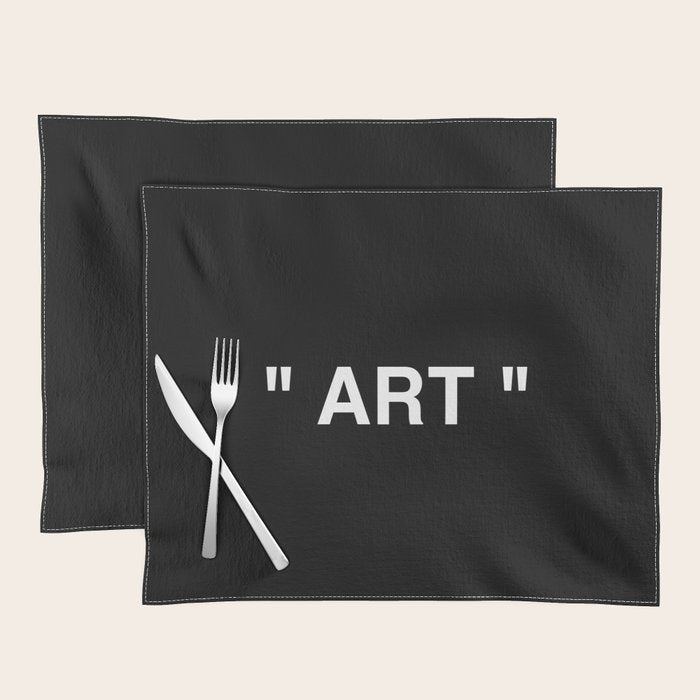 " Art " (Negative) Placemat