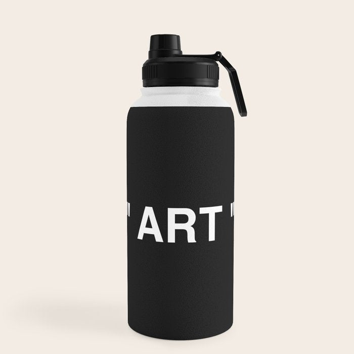" Art " (Negative) Water Bottle