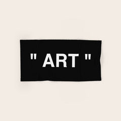 " Art " (Negative) Bath Towel
