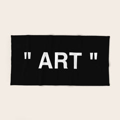 " Art " (Negative) Bath Towel