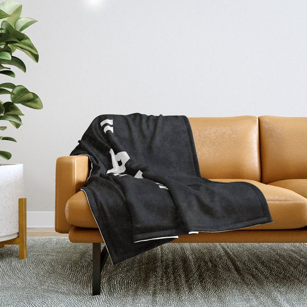 " Art " (Negative) Throw Blanket
