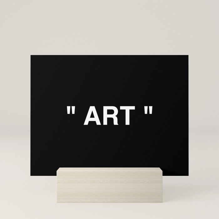 " Art " (Negative) Mini Art Print