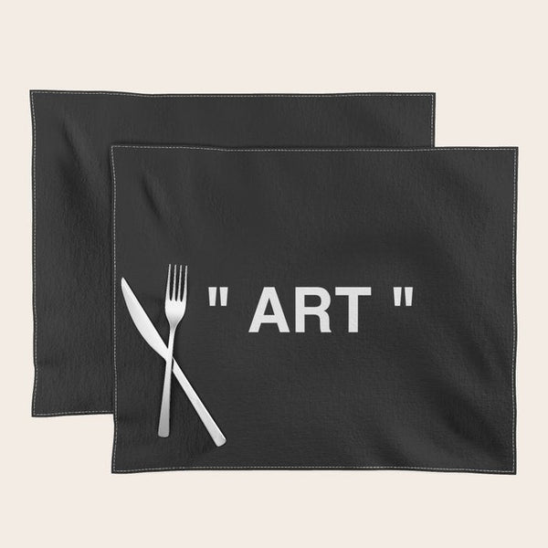 " Art " (Negative) Placemat