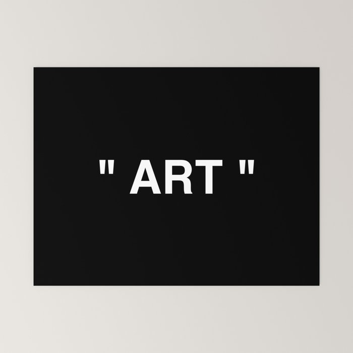 " Art " (Negative) Mini Art Print