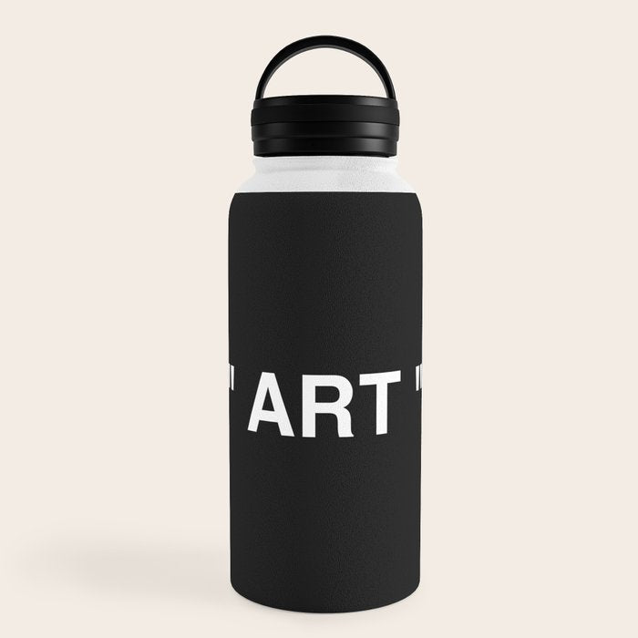 " Art " (Negative) Water Bottle