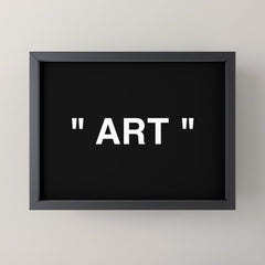 " Art " (Negative) Mini Art Print
