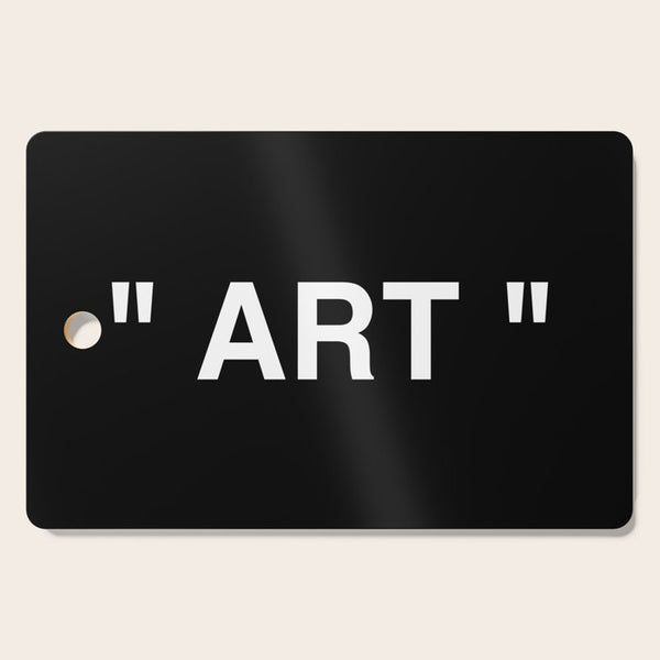 " Art " (Negative) Cutting Board