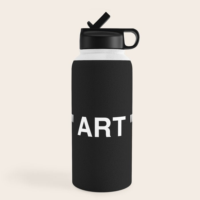" Art " (Negative) Water Bottle