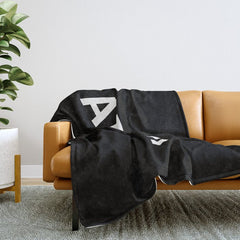 " Art " (Negative) Throw Blanket