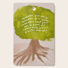"Remember Your Story, Remember Your Roots, Remember That You Are A Part Of Something So Much Greater Than You." Cutting Board