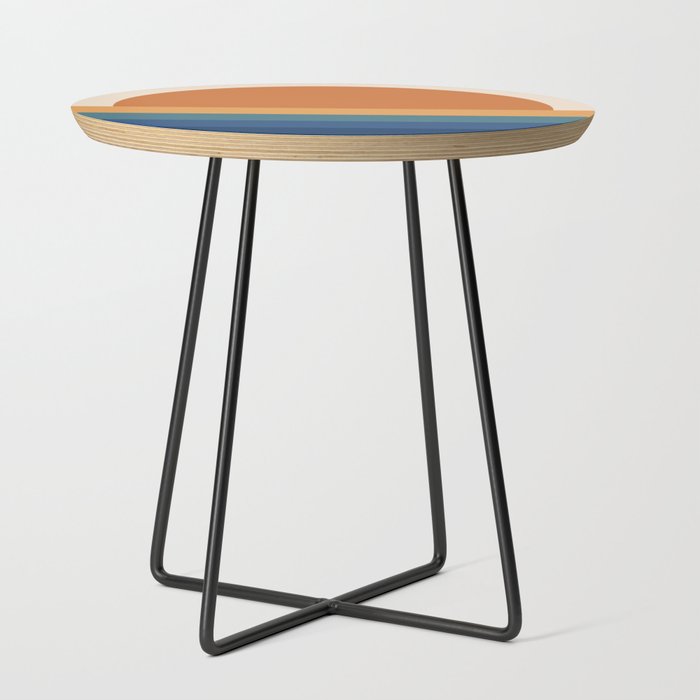 70's Retro Sunset Side Table