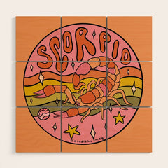 2020 Scorpio Wood Wall Art