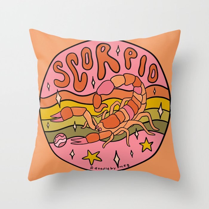 2020 Scorpio Throw Pillow